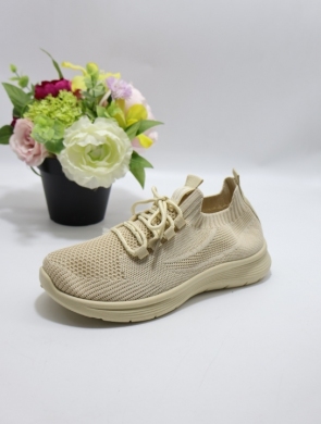 Buty sportowe damskie na płaskim (36-41) ADQ110-4 KHAKI