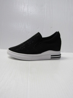 Półbuty damskie na płaskim (36-41) W023 BLACK
