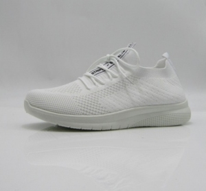 Buty sportowe damskie na płaskim (36-41) BK205 WHITE