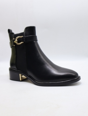 Botki damskie ocieplane na obcasie (36-41) AXHX-105 BLACK