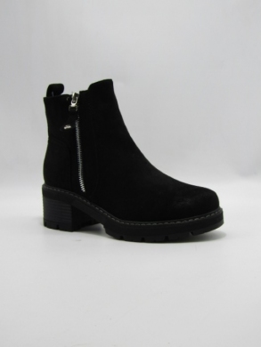 Botki damskie ocieplane na obcasie (36-41) SA3116-10 BLACK