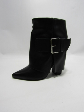Kozaki damskie na obcasie (36-41) 7905A BLACK