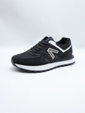 Buty sportowe damskie na płaskim (36-41) 1776 BLACK