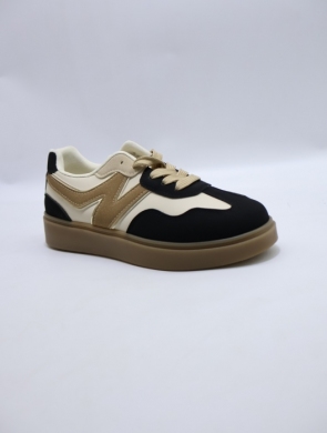 Buty sportowe damskie na płaskim (36-41) 9166 BLACK