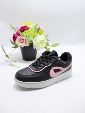 Buty sportowe damskie na płaskim (36-41) DN89-5 BL/PINK