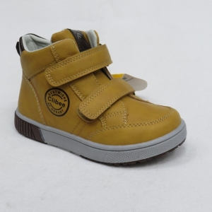 Botki chłopięce jesienne (21-26) P559 CAMEL/BROWN