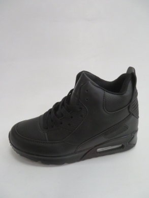 Sneakersy damskie wysokie (36-41) D7H-2 BLACK