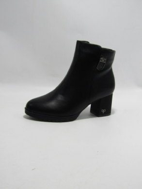 Botki damskie ocieplane na obcasie (36-41) HO-1039 BLACK