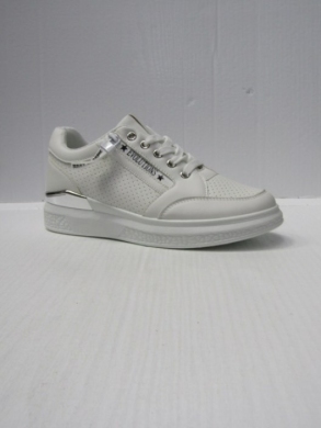 Buty sportowe damskie na płaskim (36-41) J-17 WHITE