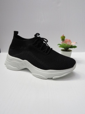 Buty sportowe damskie na płaskim (36-41) 9015 BLACK