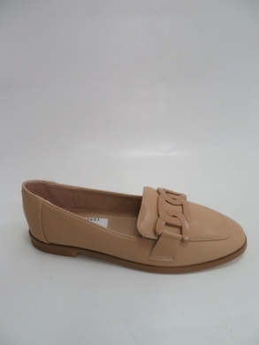 Mokasyny damskie na płaskim (36-41) 888-266 BEIGE
