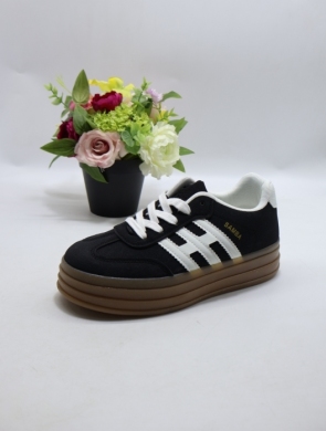 Buty sportowe damskie na płaskim (36-41) ZL-16 BL/WH