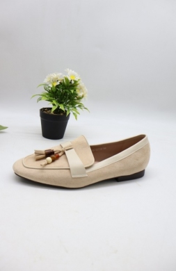 Mokasyny damskie na płaskim (36-41) H8-211 BEIGE