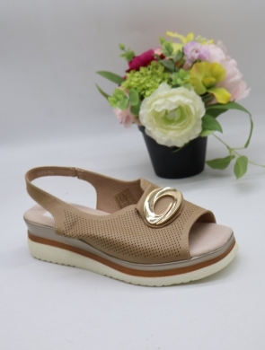 Sandały damskie na płaskim (36-41) 6875 KHAKI
