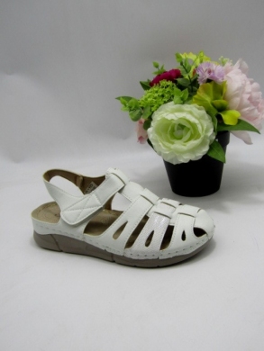 Sandały damskie na płaskim (36-42) 21309-8 WHITE