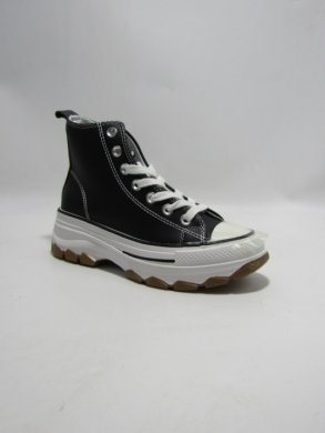 Trampki damskie na płaskim (36-41) YY49 BLACK