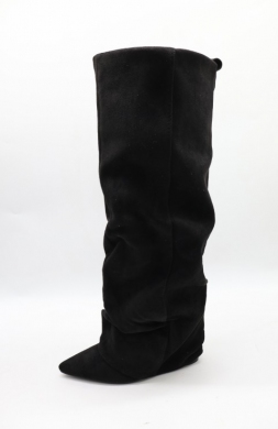 Kozaki damskie na obcasie (36-41) 2901A BLACK