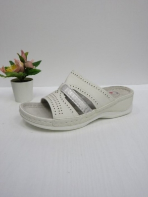 Klapki damskie na koturnie (36-42) 2290 WHITE