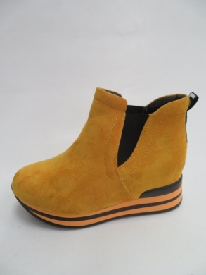 Botki damskie jesienne na koturnie (36-41) 7977-SP YELLOW