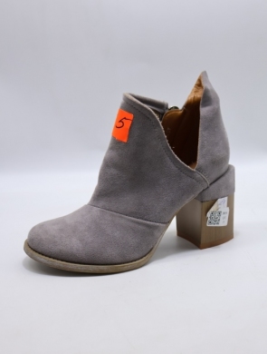 Botki damskie na obcasie (36-41) A5700-26 GREY
