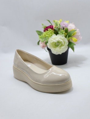 Półbuty damskie na koturnie (36-41) 5043-1 BEIGE