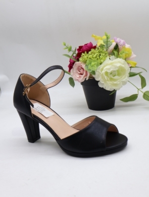 Sandały damskie na obcasie (36-41) 6333 BLACK
