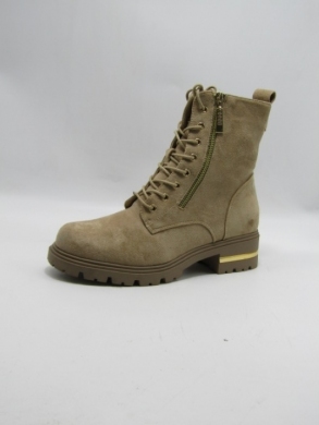 Botki damskie ocieplane na obcasie (36-41) X2305B KHAKI