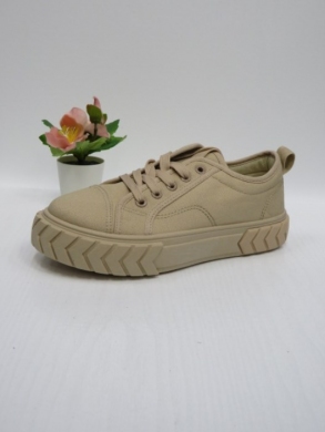 Buty sportowe damskie na płaskim (36-41) UB02 KHAKI