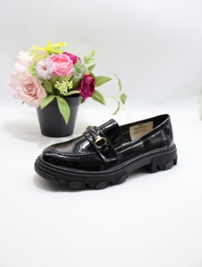 Mokasyny damskie na płaskim (36-41) 956-6 BLACK
