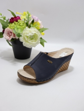 Klapki damskie na koturnie (36-41) C9903-9 NA