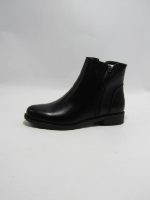 Botki damskie ocieplane na płaskim (36-41) MR-13 BLACK