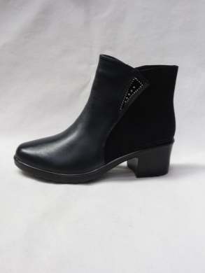 Botki damskie ocieplane na obcasie (36-43) 7602-6 BLUE