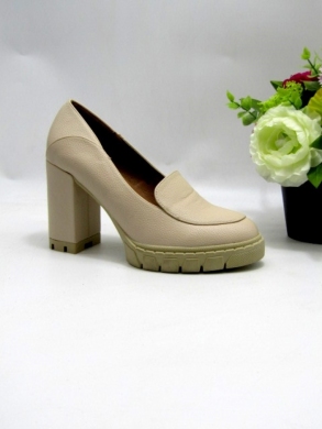 Półbuty damskie na obcasie (36-41) XGX23301-2 BEIGE