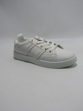 Buty sportowe damskie na płaskim (36-41) DD-319 WH/GOLD