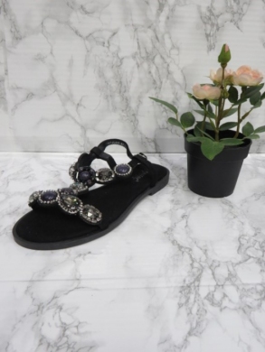 Sandały damskie na płaskim (36-41) T567 BLACK
