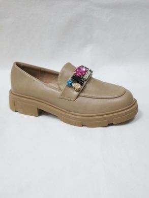 Mokasyny damskie na płaskim (36-41) JH269 KHAKI