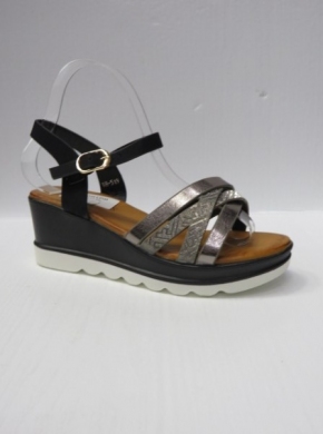 Sandały damskie na koturnie (36-41) WH519 BLACK