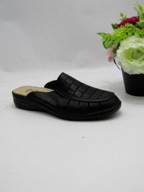 Klapki damskie na płaskim (39-43) DJ19-11 BLACK