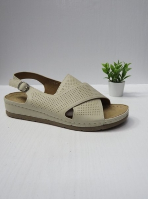 Sandały damskie na koturnie (36-41) 10683-5 BEIGE