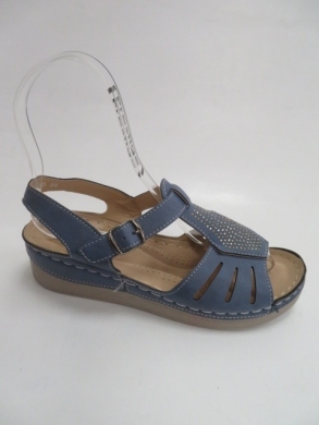 Sandały damskie na koturnie (36-41) 2816-5 LBLUE