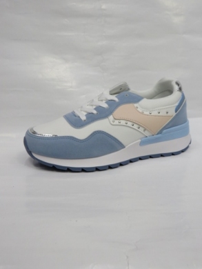 Buty sportowe damskie na płaskim (36-41) 1155 BLUE