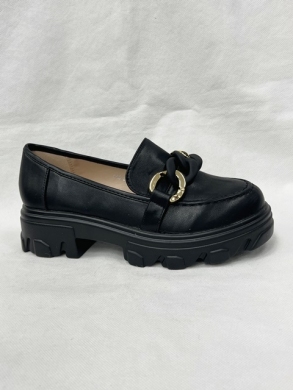 Mokasyny damskie na płaskim (36-41) 888-212 BLACK