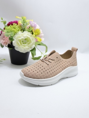 Buty sportowe damskie na płaskim (36-41) L605 PINK
