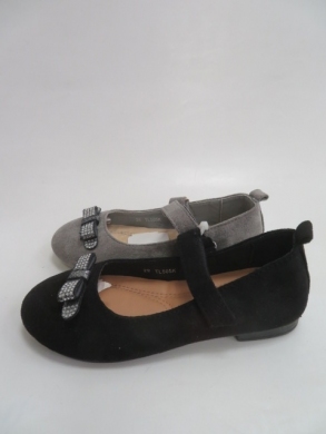 Baleriny Dziewczęce (25-30) TL505K-2 BLACK,GREY