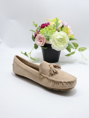 Mokasyny damskie na płaskim (36-41) HJJ-02 BEIGE