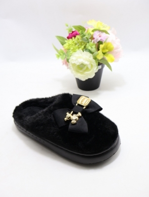 Kapcie damskie ocieplane (36-41) SP52-1 BLACK
