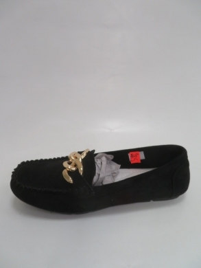 Mokasyny damskie na płaskim (36-41) 581 BLACK