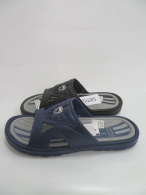 Basenówki Męskie (41-47) H968-1 BLACK/NAVY