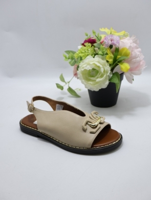 Sandały damskie na płaskim (36-41) A8205 BEIGE