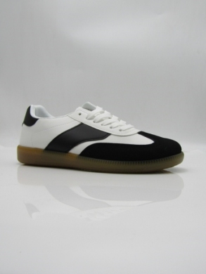 Buty sportowe damskie na płaskim (36-41) 1389 BL/WHITE